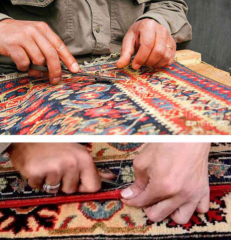 Réparation tapis et tapisserie - RESTAURETAPIS au Luxembourg : Réparation tapis et tapisserie, réparation des lisières, restaurationdes franges de tapis, traitement des trames, resserrage des nœuds de tapis. Partout au Luxembourg, RESTAURETAPIS est à votre service !